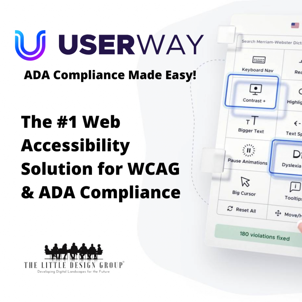 Userway ADA Compliance and Install Package 1 Yr Subscription - The ...